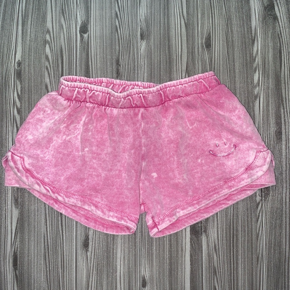 Vintage Havana Pink Smiley Shorts